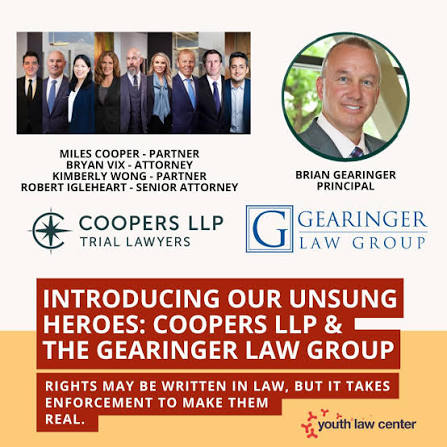 Youth Law Center's Unsung Heroes Award